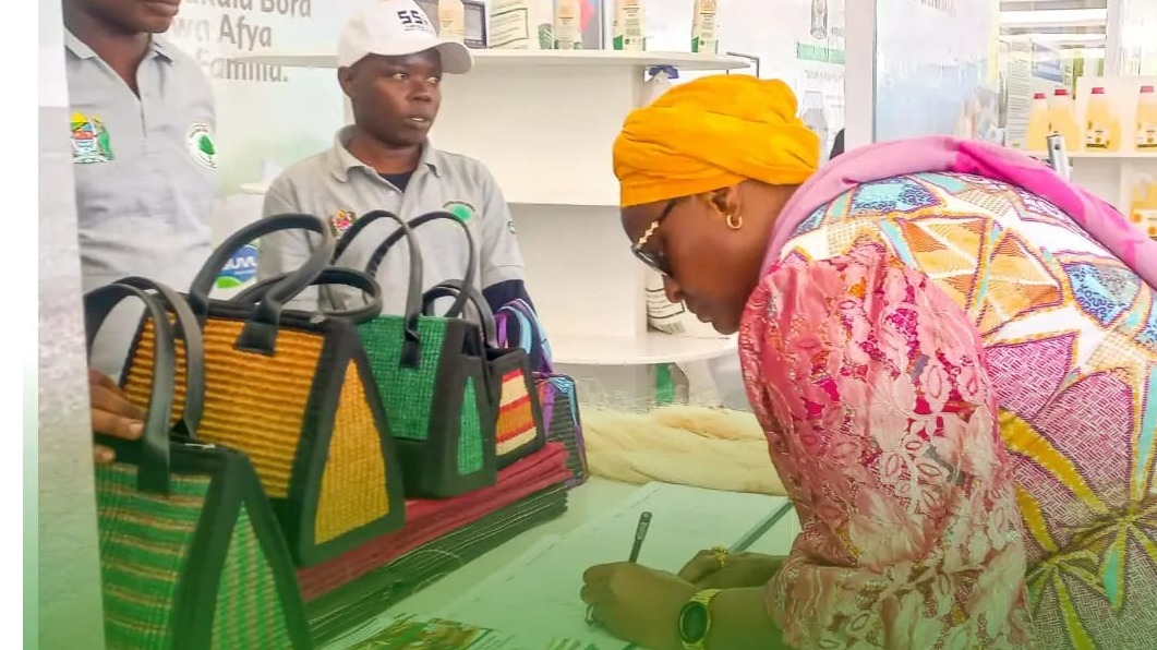 MAMA JANET MAGUFULI ATEMBELEA BANDA LA TSB NANENANE